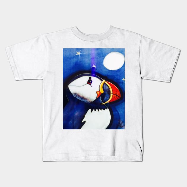 Puffin Kids T-Shirt by Pipsilk